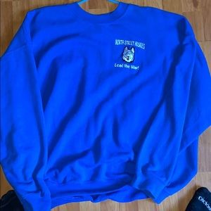 Blue “North Street Huskies” Sweater
